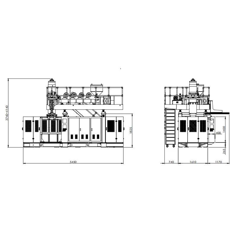 60L akkumulerer blæsestøbemaskine